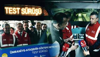 İstanbul'a yeni metro! A&ccedil;ılış tarihi belli oldu: &Uuml;mraniye-Ataşehir-G&ouml;ztepe hattında test s&uuml;r&uuml;ş&uuml;
