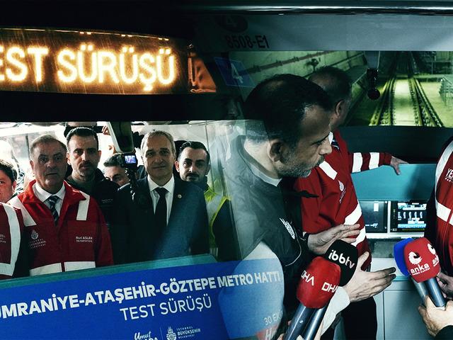 İstanbul'a yeni metro! A&ccedil;ılış tarihi belli oldu: &Uuml;mraniye-Ataşehir-G&ouml;ztepe hattında test s&uuml;r&uuml;ş&uuml;