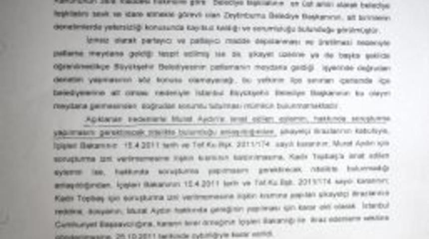 Danıştay, Zeytinburnu Belediye Başkanı&rsquo;na soruşturma yolunu a&ccedil;tı