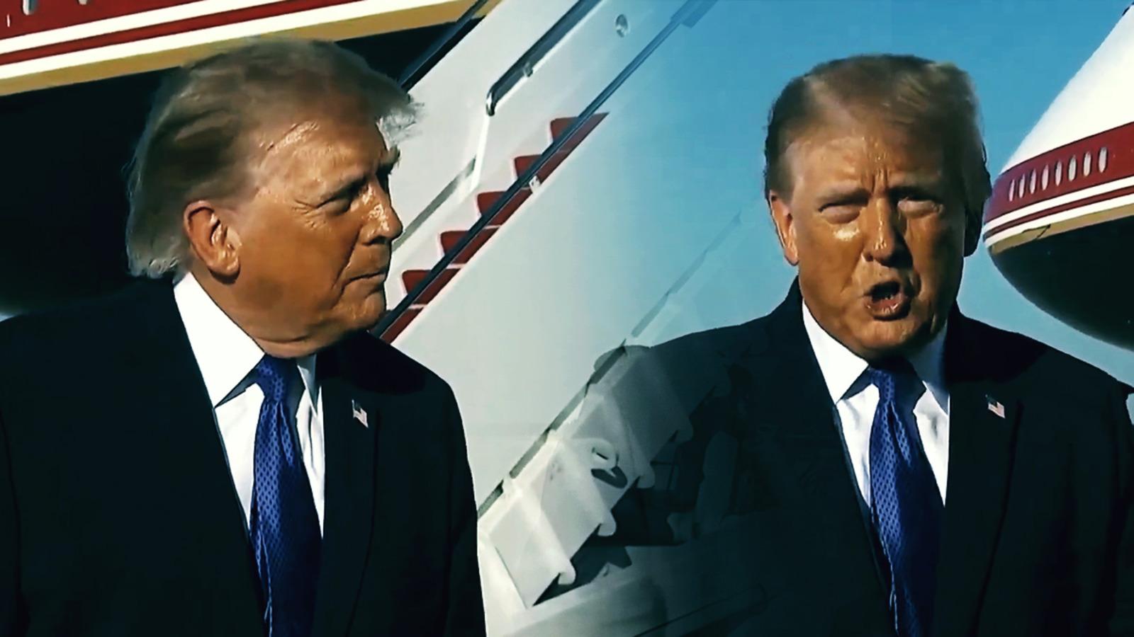 Miting sorusu Trump'ı çileden çıkarttı! Muhabiri fırçaladı: "Hastasın sen"