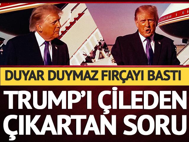Trump'ı çileden çıkartan soru: Ateş püskürdü!