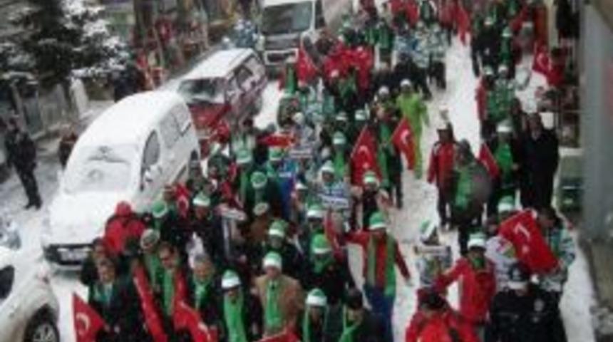 Sarıkamış'ta '6. GAP Kış Oyunları' y&uuml;r&uuml;y&uuml;şle başladı