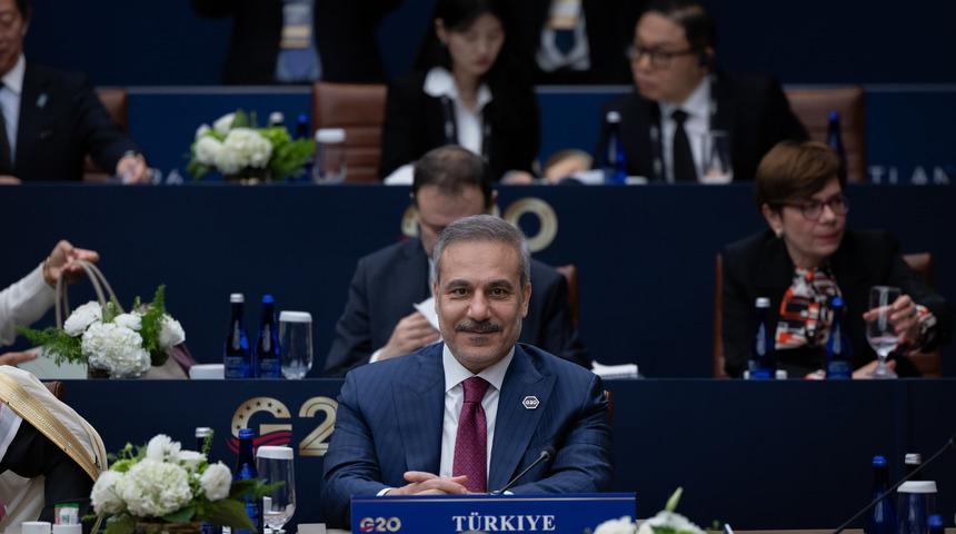 Bakan Fidan, ABD’de G20 Dışişleri Bakanları Toplantısı’na katıldı