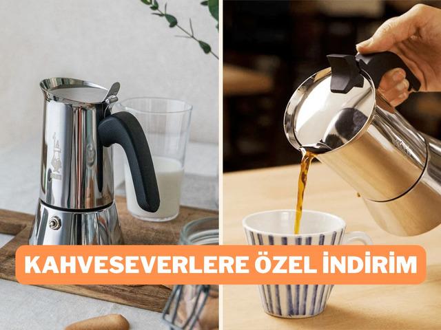 Ger&ccedil;ek espresso keyfi: Bialetti Venus moka pot indirimde