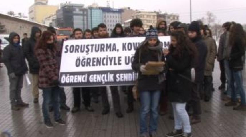 Genç-Sen'lilerden gözaltı protestosu