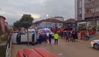 Samsun'da trafik kazası: 4 yaralı