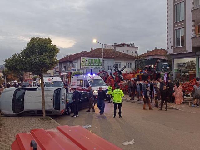 Samsun'da trafik kazası: 4 yaralı