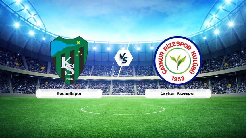 CANLI | Kocaelispor - &Ccedil;aykur Rizespor ma&ccedil; anlatımı! Ma&ccedil; ne zaman? Saat ka&ccedil;ta ve hangi kanalda? - 31 Ekim 2026