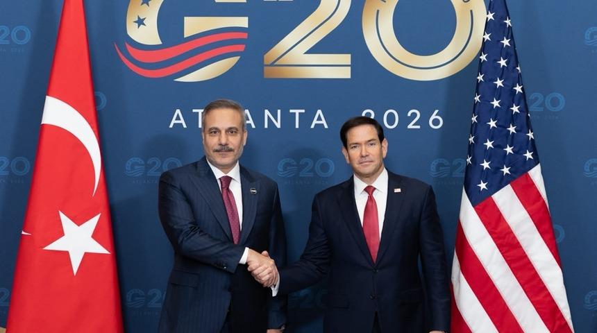 Dışişleri Bakanı Fidan,ABD Dışişleri Bakanı Rubio ile bir araya geldi