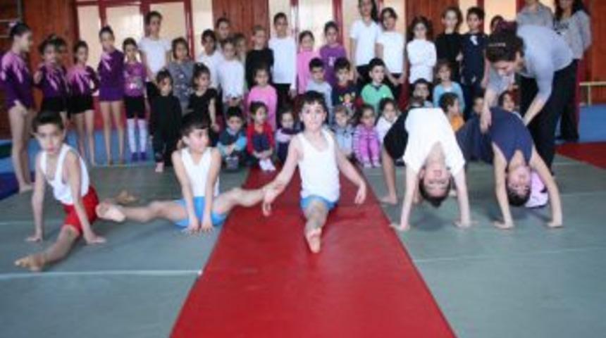 Jimnastik kursuna ilgi her ge&ccedil;en g&uuml;n artıyor