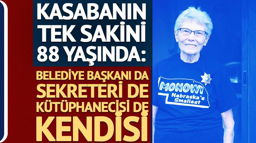 Kasabanın tek sakini 88 yaşında: Belediye başkanı da sekreteri de k&uuml;t&uuml;phanecisi de kendisi