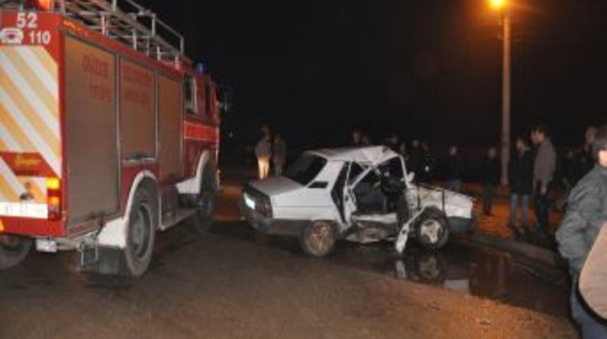 D&uuml;zce'de kaza: 3 kişi yaralandı