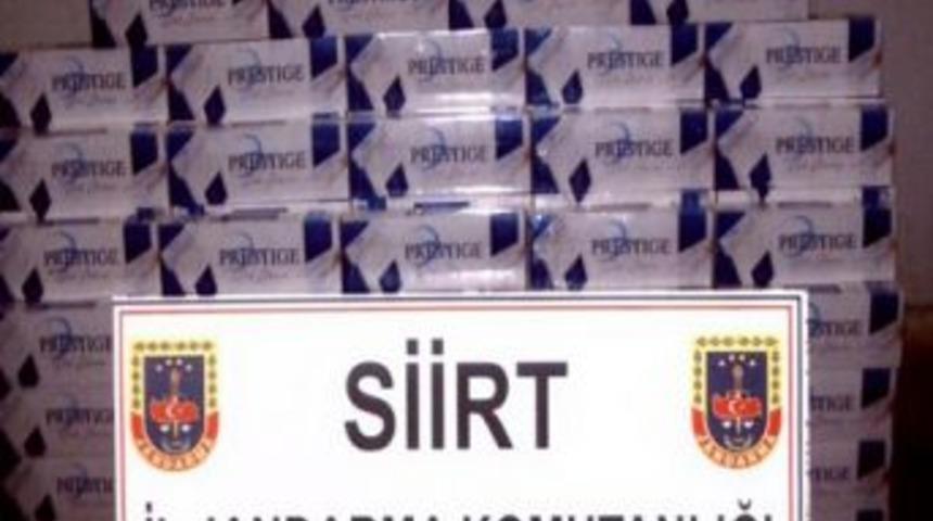 Şirvan il&ccedil;esinde ka&ccedil;ak sigara ele ge&ccedil;irildi