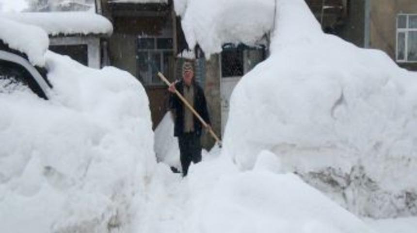 Bitlis'te kar kalınlığı 2,5 metreyi aştı, 630 k&ouml;y yolu kapalı