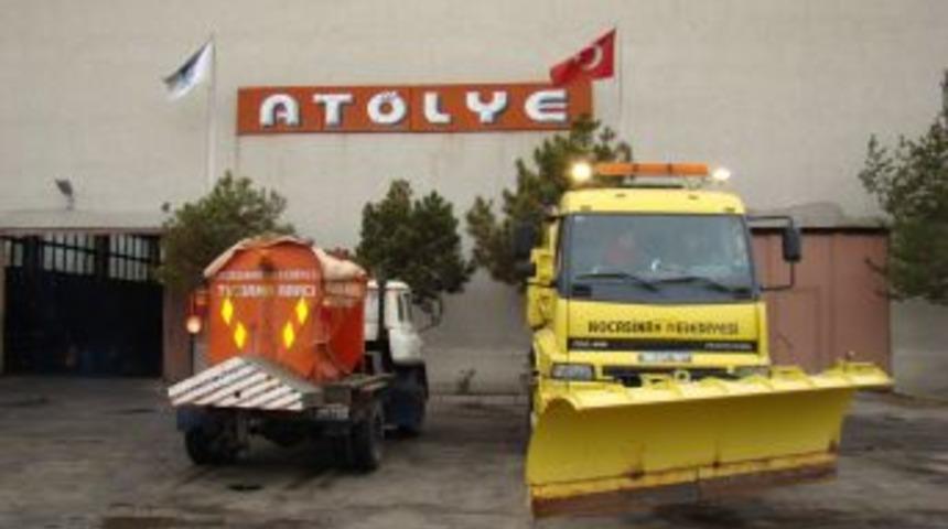 Kar yağışının gecikmesi belediyelere yaradı