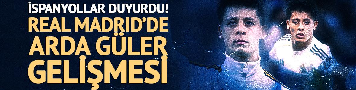 İspanyollar duyurdu! Real Madrid'e Arda G&uuml;ler'den haber var
