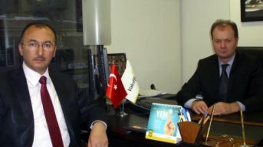 Başkan K&ouml;ksoy'dan Vakıf Bank'a ziyaret