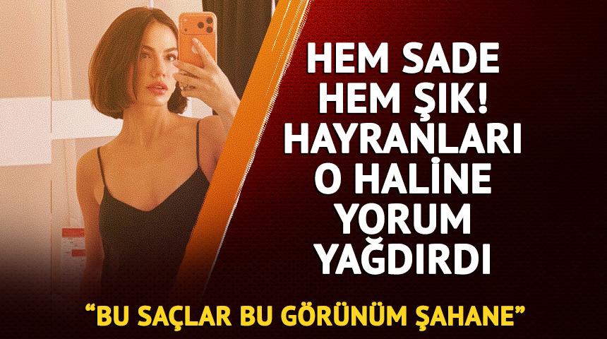 Sade ve şık! O halini g&ouml;renler hayran kaldı