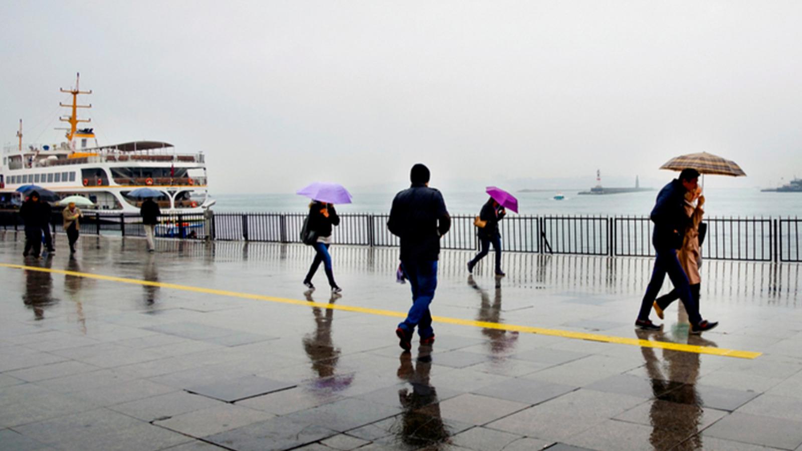 AKOM tarih vererek açıkladı! İstanbul'da yağmur günlerce sürecek!