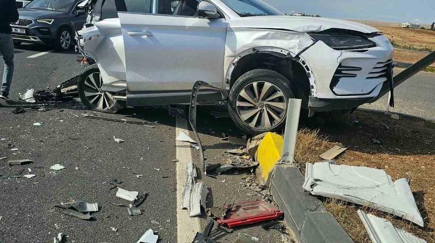 Mardin’de zincirleme trafik kazası: 5 yaralı