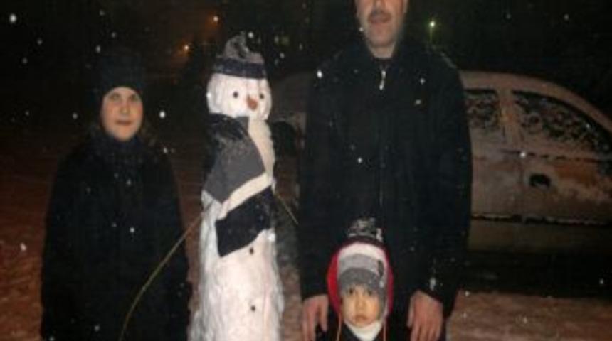 Elbistan'da kar sevinci uyutmadı