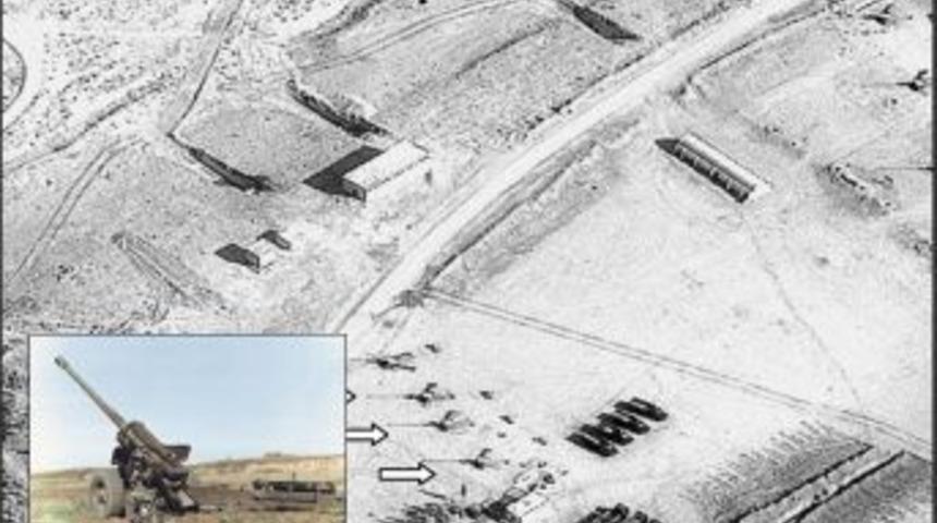 Suriye top&ccedil;u birliklerinin uydu fotoğrafları yayınlandı