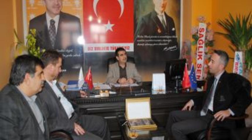 SP'den AK Parti'li Mekteplioğlu'na ziyaret