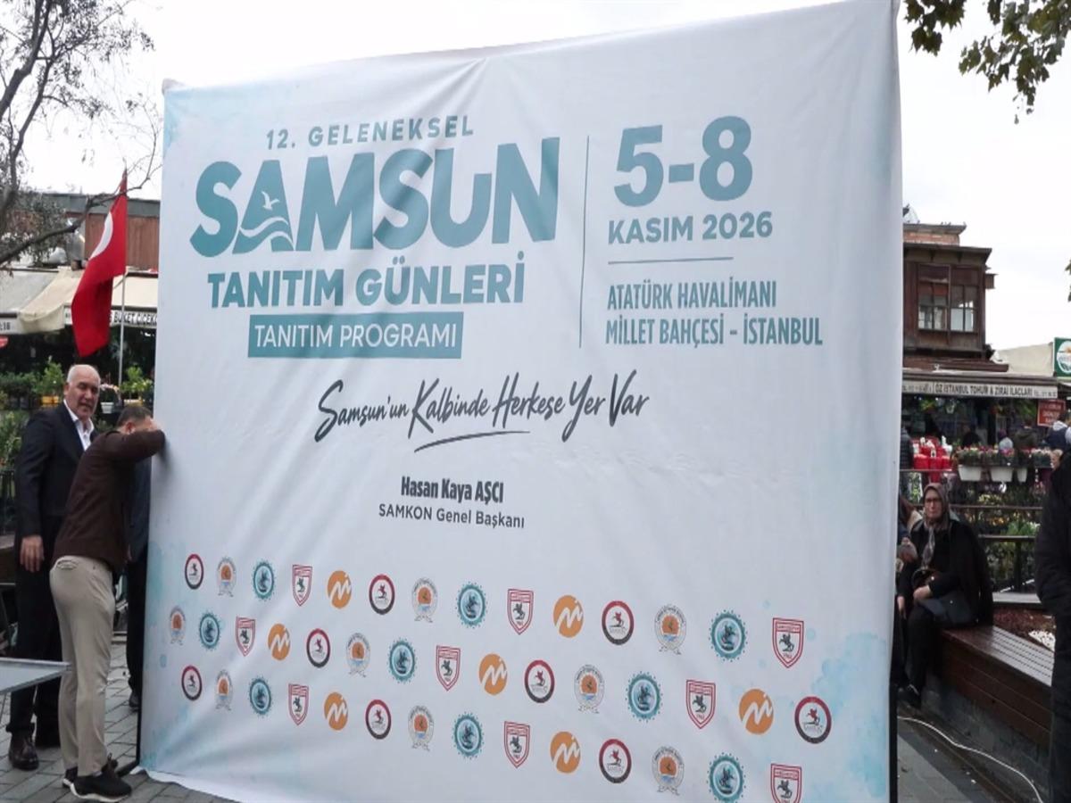 Samsun Tanıtım Günleri’nin tanıtımı Eminönü’nde yapıldı 2