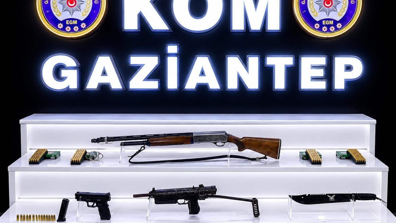 Gaziantep’te silah kaçakçılarına yönelik operasyon