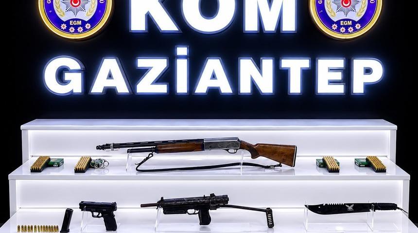 Gaziantep’te silah kaçakçılarına yönelik operasyon