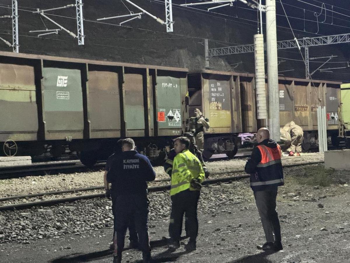 Yer: Kayseri! Yük treninde kimyasal sızıntı alarmı: Vagon karantinaya alındı 4