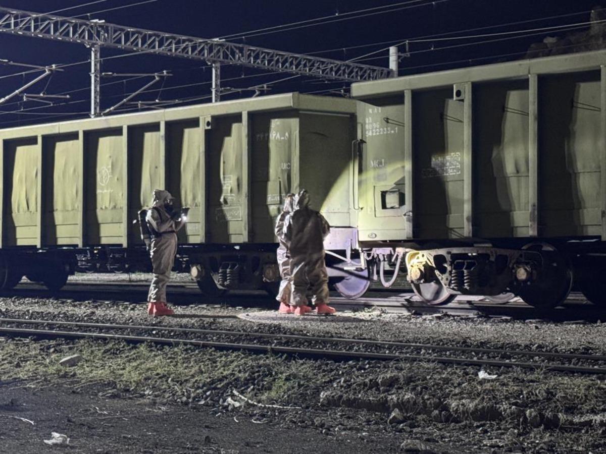 Yer: Kayseri! Yük treninde kimyasal sızıntı alarmı: Vagon karantinaya alındı 6