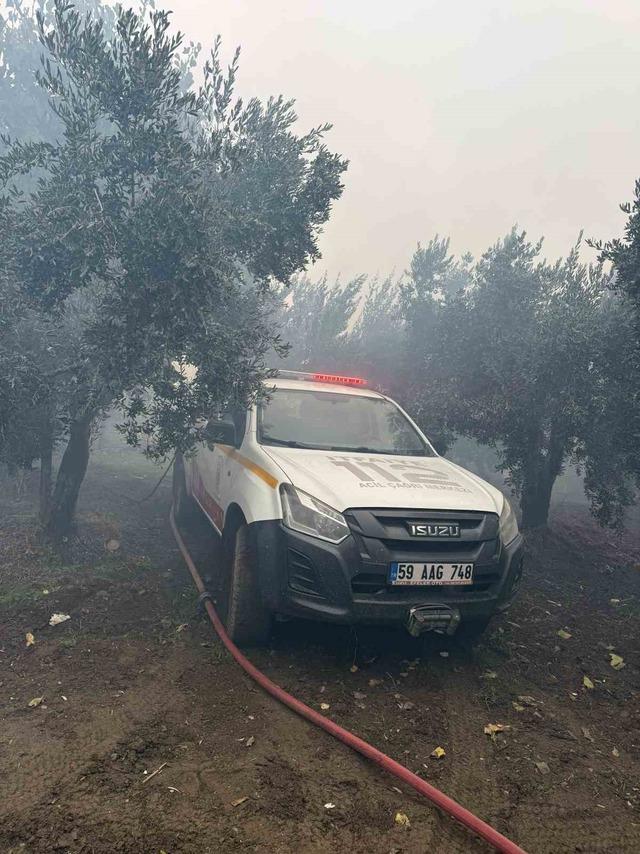 Balıkesir de evde yangın 4