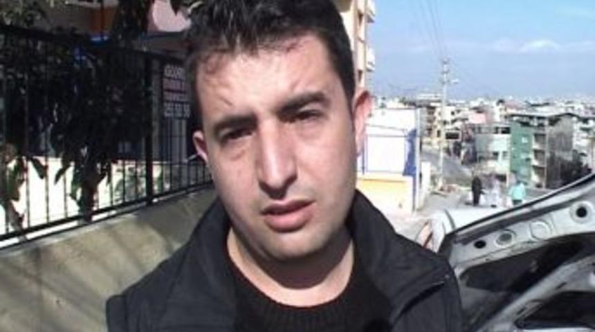 Molotoflu ter&ouml;rist, arabayı b&ouml;yle ateşe verdi