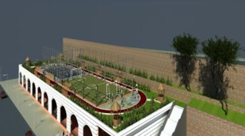 Akdere'ye spor kompleksli pazaryeri yapılıyor