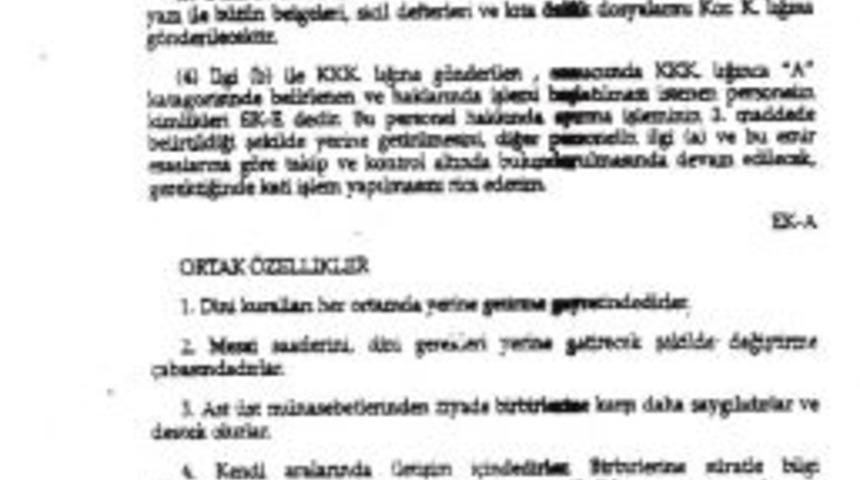 28 Şubat'ta 'istihbarat şebekesi' kurup personeli takip etmişler