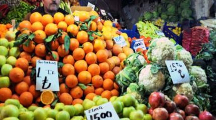 Paranın yeni simgesi manav tezgahında