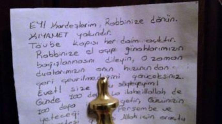 Kapılarına mektup bırakılan Alevi vatandaşlar: Tahriklere kapılmayız