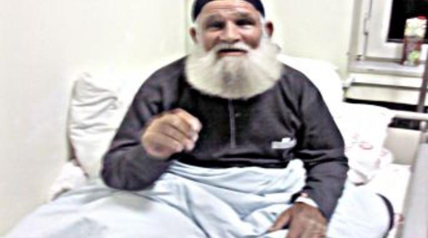 Halil &Ccedil;elik, 88 yaşında hastane ile tanıştı