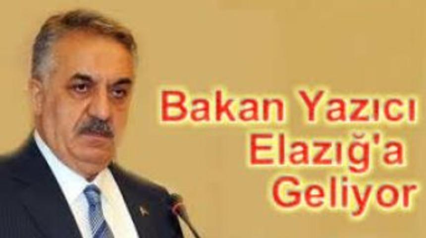 Hayati Yazıcı Elazığ'a gelecek