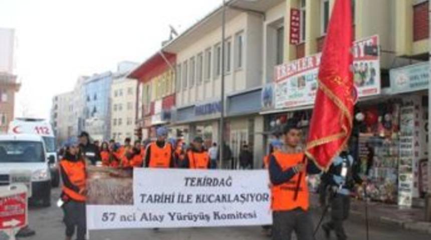 57. Alay Konvoyu Keşan&rsquo;dan ayrıldı