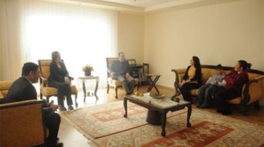 Kaymakamdan şehit ailelerini ziyaret