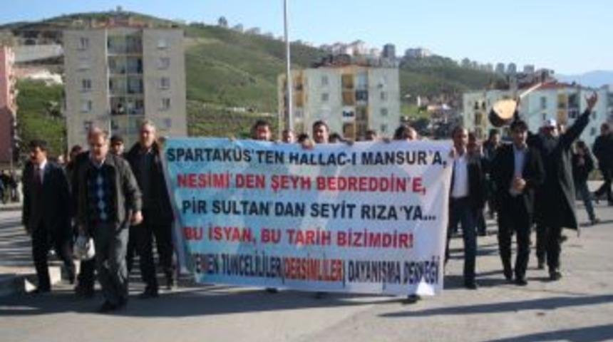 Kapılarına mektup bırakılan Alevi vatandaşlar eylem yaptı