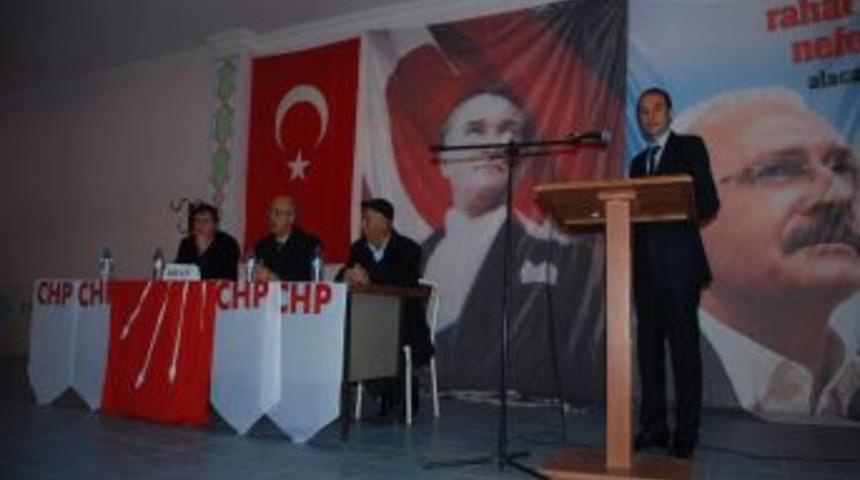 CHP Aydıncık İl&ccedil;e Kongresi'nde &Ccedil;etin, g&uuml;ven tazeledi