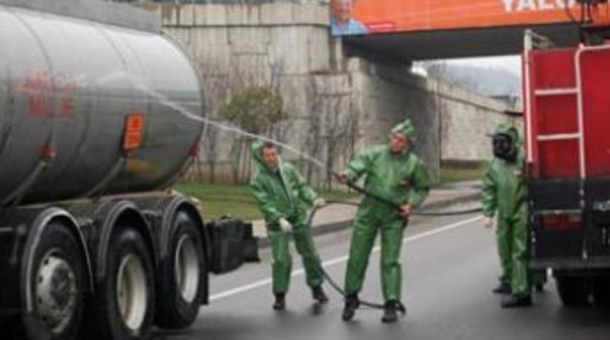 End&uuml;striyel kazalara m&uuml;dahale tatbikatı