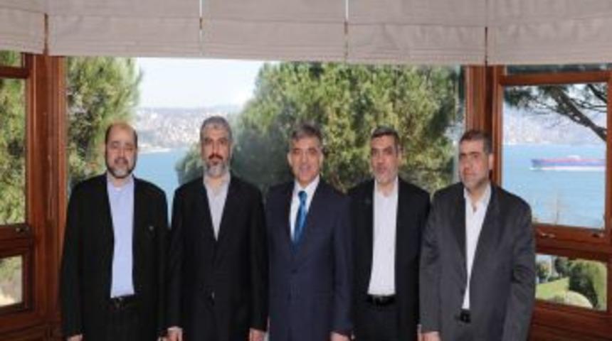 Cumhurbaşkanı Gül, Halid Meşal’i kabul etti