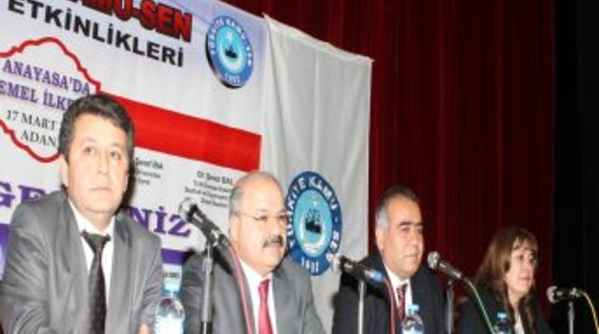 T&uuml;rkiye Kamu Sen &lsquo;Anayasada temel ilkeleri&rsquo; masaya yatırdı