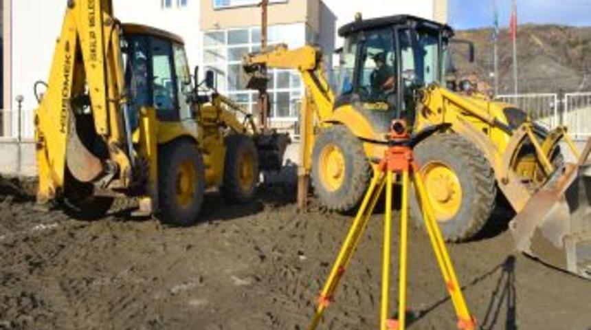 İskilip'te SGK binası inşaatı başladı