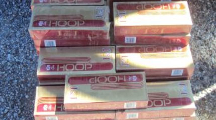 Manavgat'ta bir hafta i&ccedil;inde 11 bin 500 ka&ccedil;ak sigara ele ge&ccedil;irildi