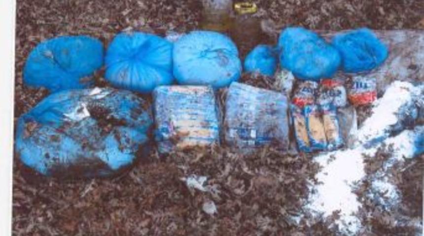 Teröristlere ait yaşamsal malzemeler bulundu